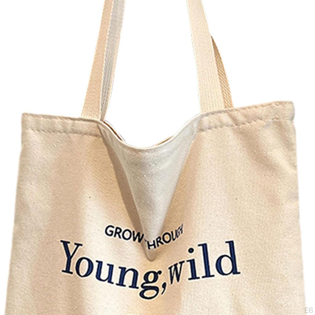 Canvas Tote Bag for Women Casual Portable Lady Party Birthday Gift Beach