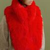 Molliolli FLO Fur Dicky Collar [red]