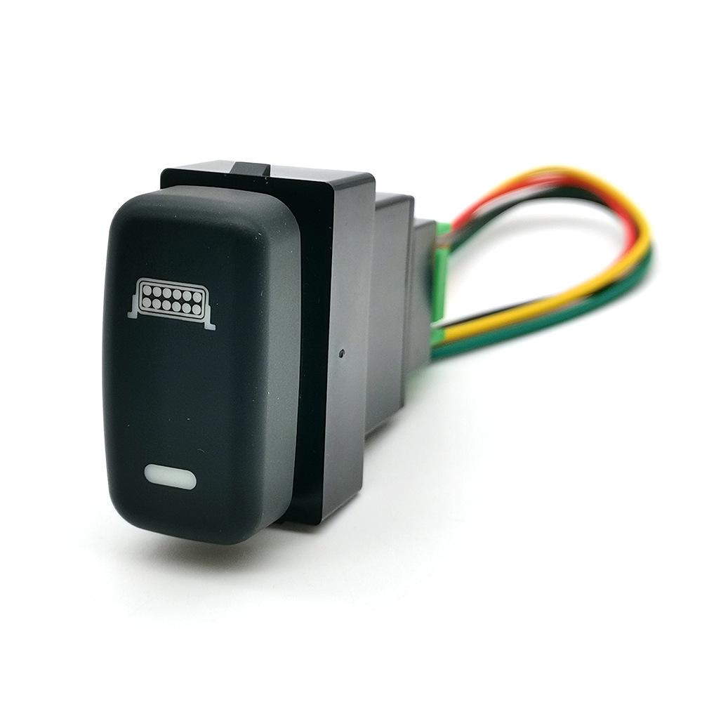 Светодиодные дневные ходовые огни и переключатель питания передних противотуманных фар для 06-12 Mitsubishi Outlander/Pajero