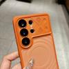 Применимо к чехлу для мобильного телефона Samsung S26 Ultra, чувствительная к коже волнистая магнитная лента, защитная пленка для объектива S26, противоударный жесткий чехол