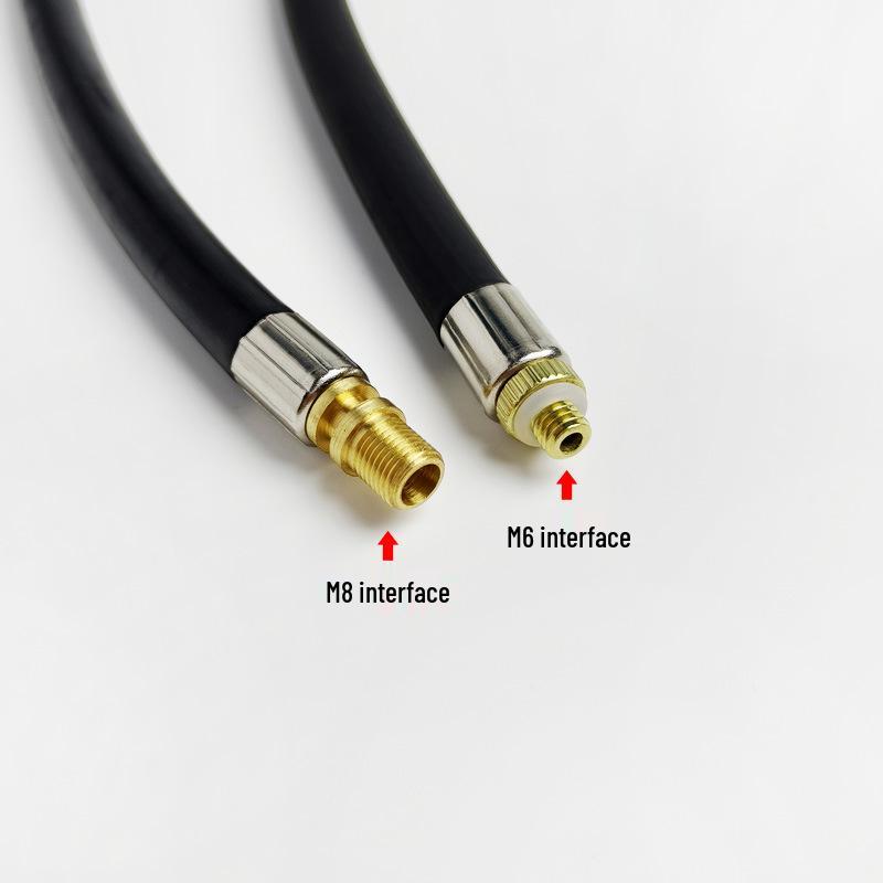 Портативный надувной насос для Xiaomi Air Pump: Резьбовой интерфейс M6 и соединение для резинового шланга M8