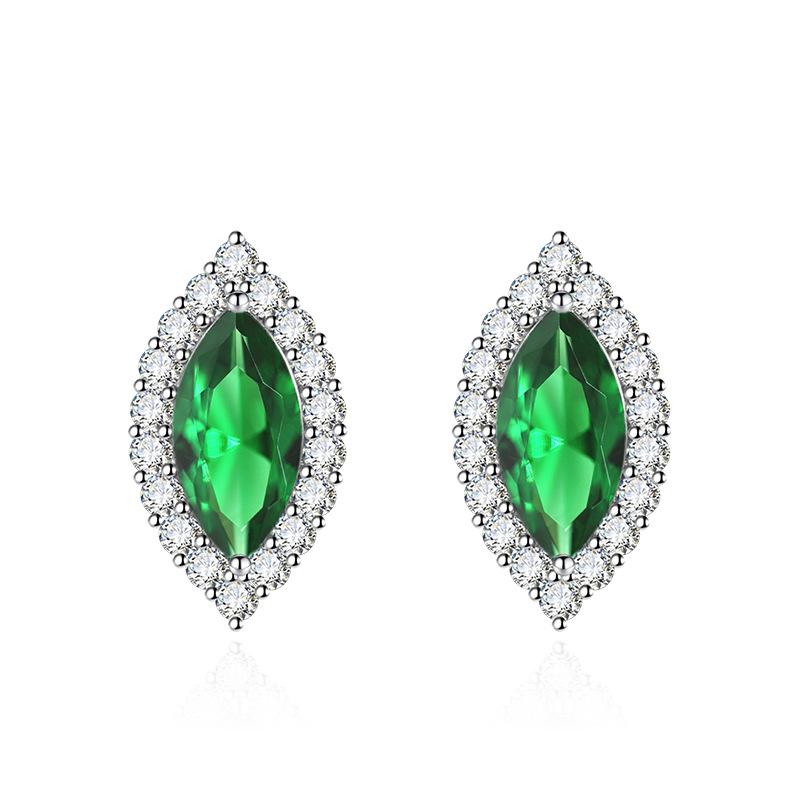 BELLA BOX Luxury Women Zircon Earrings Wedding Engagement Party Gift