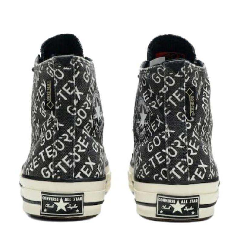 Gore-Tex x Converse Chuck Taylor All Star 1970-х Удобные Повседневные Высокие Эспадрильи Унисекс Черные