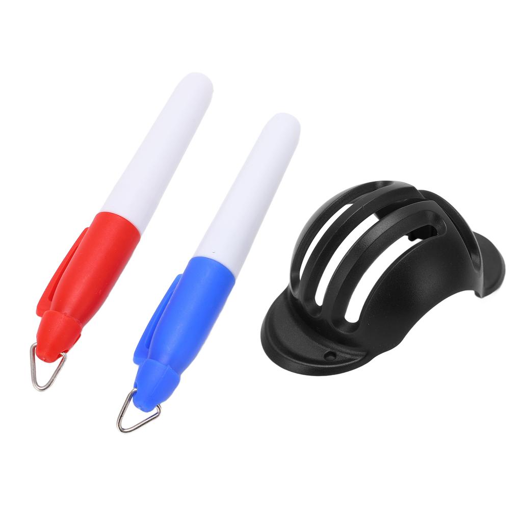 Golf Line Drawing Device Marker Stencil Golf Ball Triple Track 3 Line Marker for AlignmentBlack