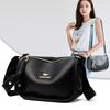 Women'S Bag Women'S Shoulder Bag Simple Large-Capacity Pillow Bag Soft Leather Middle-Aged And Elderly Mother Messenger Bag