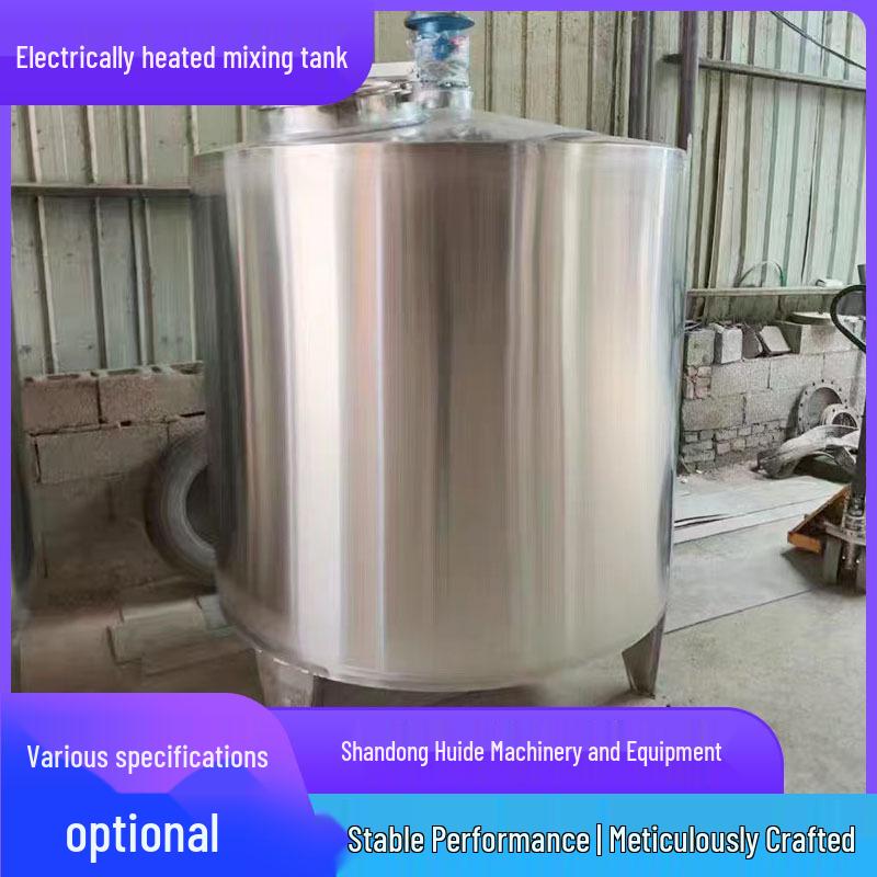 Vacuum Electric Heated Stainless Steel Vertical Mixing Tank for Chemical, Pharmaceutical, and Food Applications
