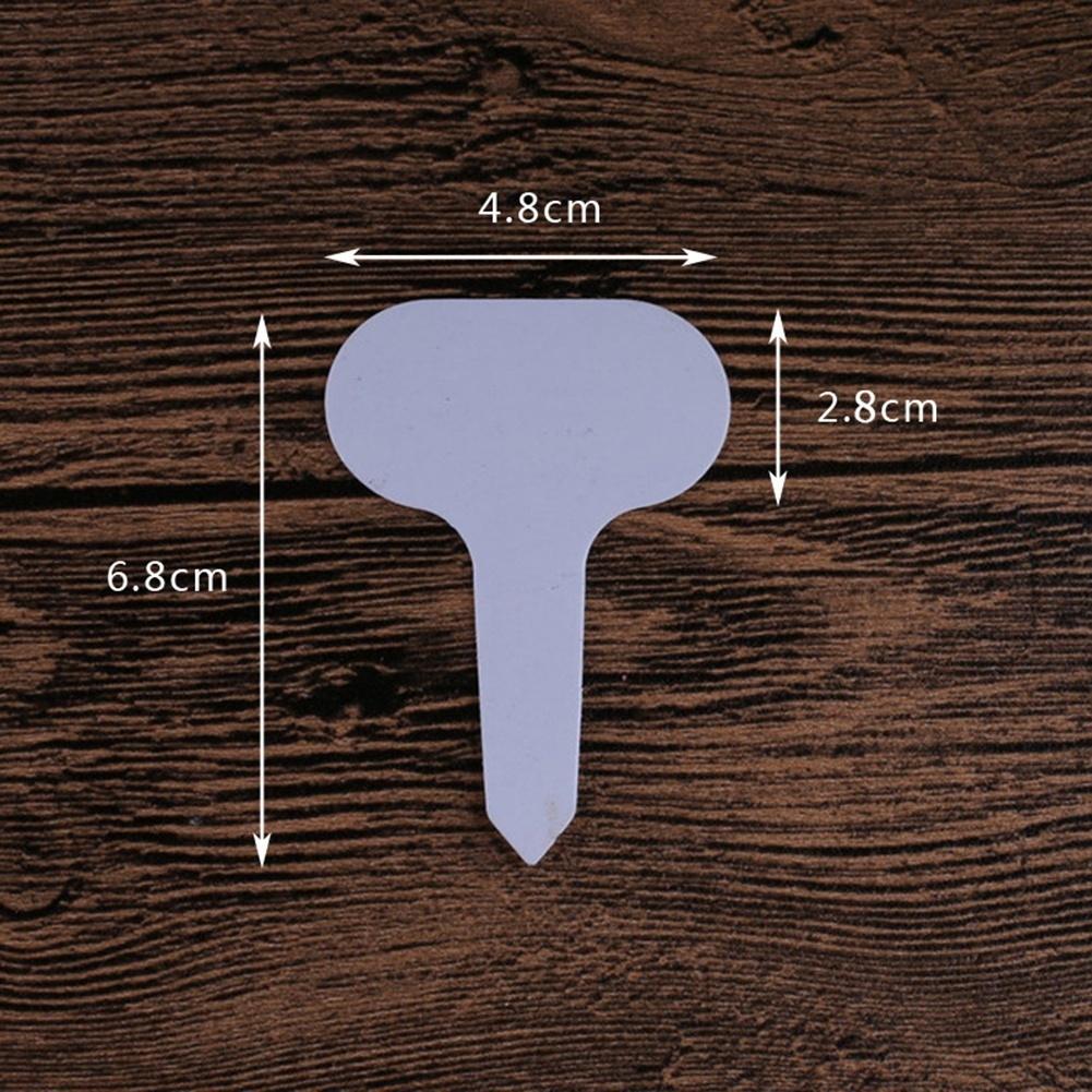 100 шт. Т-образный пластиковый поднос для рассады, этикетка для рассадных растений, толстые пластиковые бирки для растений, Mark Garden P