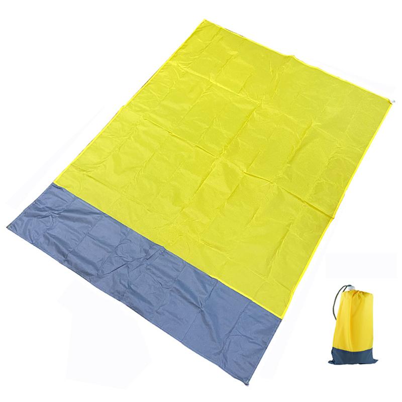 Beach Blanket Sandproof 200 X 140Cm Waterproof Beach Mat Lightweight Picnic Blanket For Travel Hiking Sports