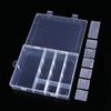 1Pcs Transparent Container Box Jewelry Button Hardware Tool Storage Organizer Case