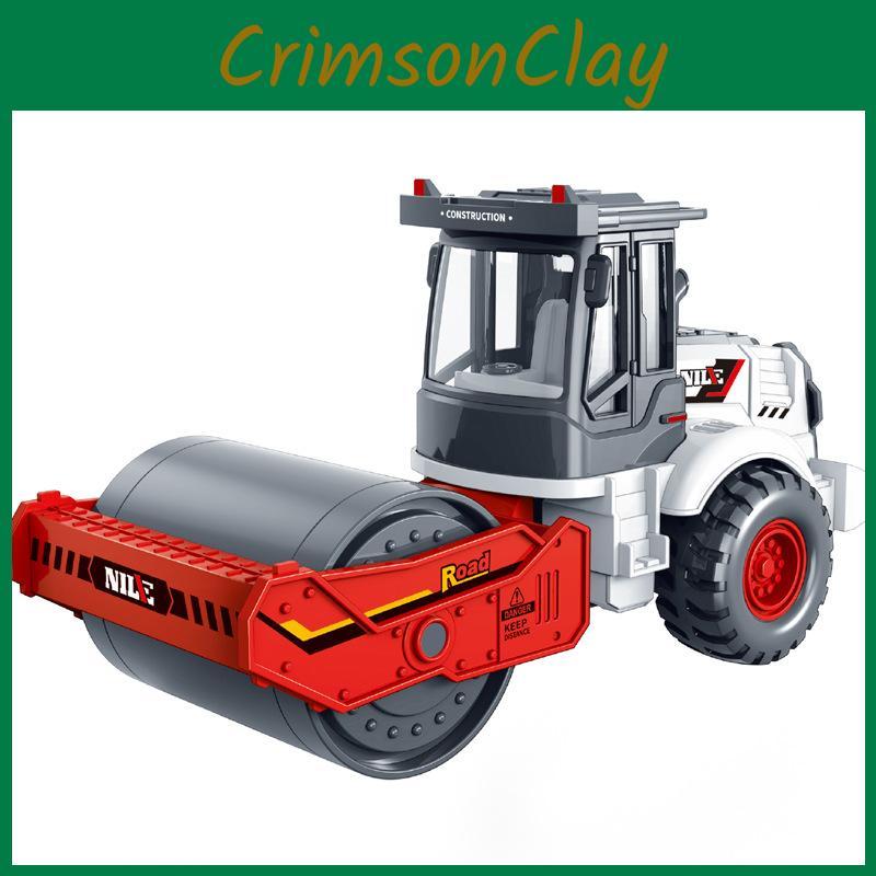 Compactor Children Soil Inertia Engineering Vehicle Toy Car Model Simulation