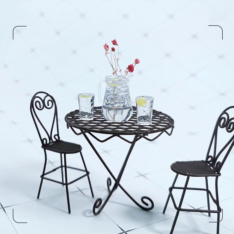 3шт кукольный домик миниатюрная еда лимонный сок кувшин для мебели кукольного домика