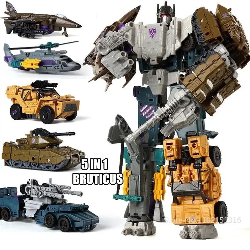 Трансформеры Роботы Игрушки HZX Defensor Bruticus Superion Devastator IDW 5 В 1 6 В 1 ОДИН БЕЗ КОРОБКИ Наборы Фигурка KO 6в1