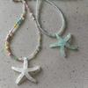 Handmade Beads Necklace Beach Woman Choker Ins Starfish Necklace  Jewelry