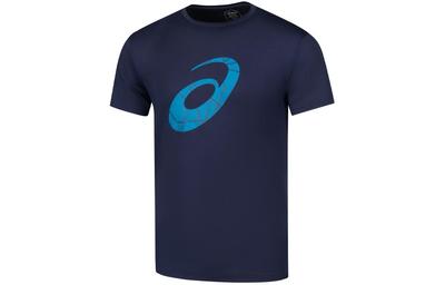 T Shirts Men's Navy Blue Crew Neck Moderate 2031D850-400