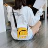 Canvas Bag Women Students Bag Cartoon Cute Single Shoulder Crossbody Bag