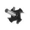 8mm Shank Four Blades T-Sloting Biscuit Joint Slot Cutter Jointing Slotting Router Bit Height Milling Cutter Woodworking