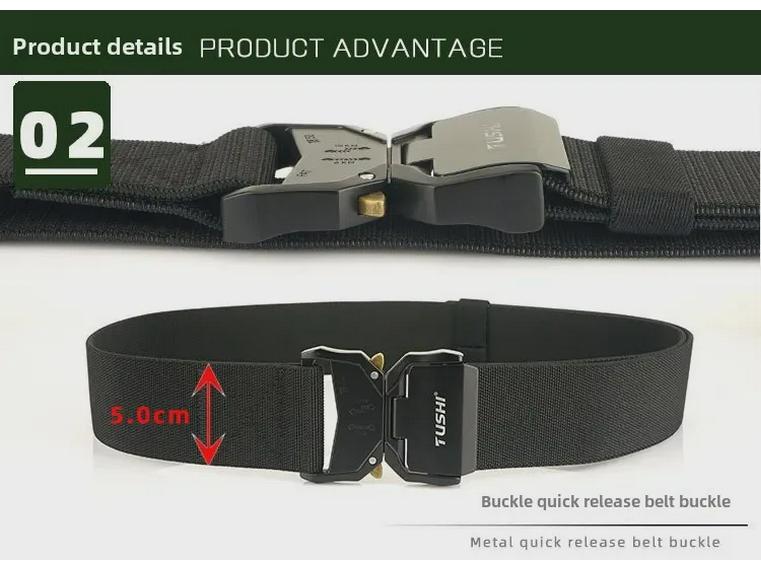 5 см алюминиевый сплав многофункциональный тактический эластичный нейлоновый ремень