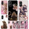 Розовый чехол с леопардовым принтом для Xiaomi Redmi 15C 15 13C 13 Poco X5 X6 X7 F7 Ultra M7 12C 12 10 10C 9C 9A 9T 9 Fundas Poco