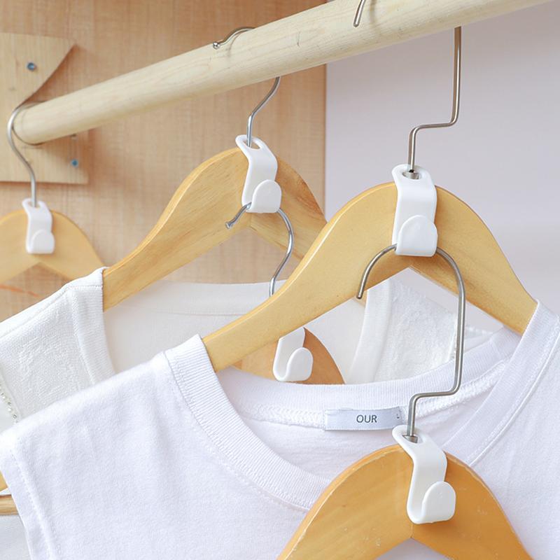 5/10/20 шт. Волшебная вешалка для экономии места, толстый пластиковый шкаф для хранения, тандемная пряжка, крючок для хранения, соединительный крючок S-образной формы