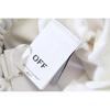 1019 Off-White 2026 Spring/Summer New OW Tape Slant Stripe Pattern Printed Men's and Women's Casual Loose Shorts