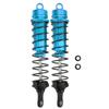 2Pcs RC 140mm Oil Filled Adjustable Shock Absorber Damper for TRAXXAS SLASH 2WD 1/8 RC CarBlue