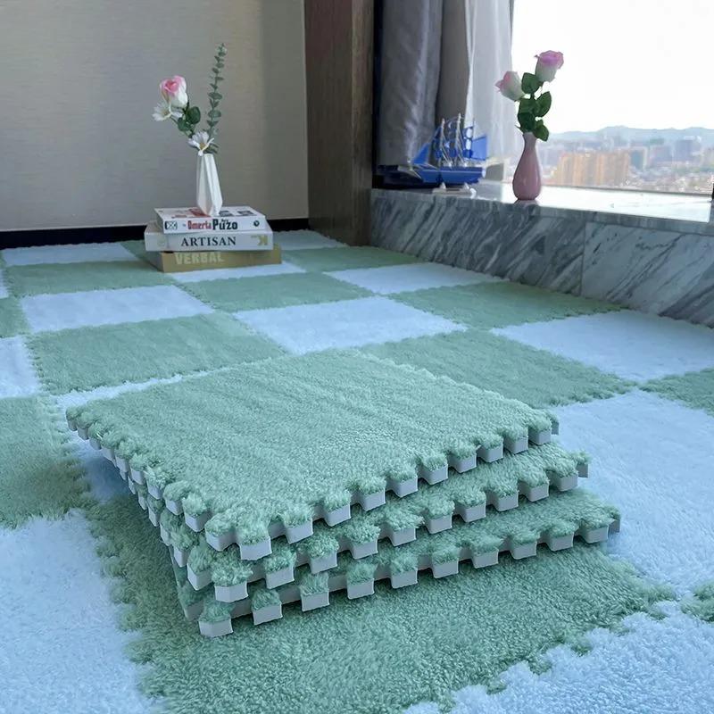 10 шт. Матовый детский коврик Игрушки Плюшевый детский игровой коврик EVA пена Развивающий коврик Пазл Детский мягкий напольный ковер Игровой коврик для ползания