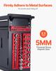 Magnetic Socket Organizer Set 3PCS Magnetic Socket Trays Red for SAE