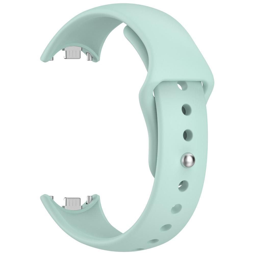 Сменный силиконовый ремешок для Xiaomi Band 10 9 8 с однотонной обратной застежкой, прочный, удобный, аксессуар для фитнес-трекера