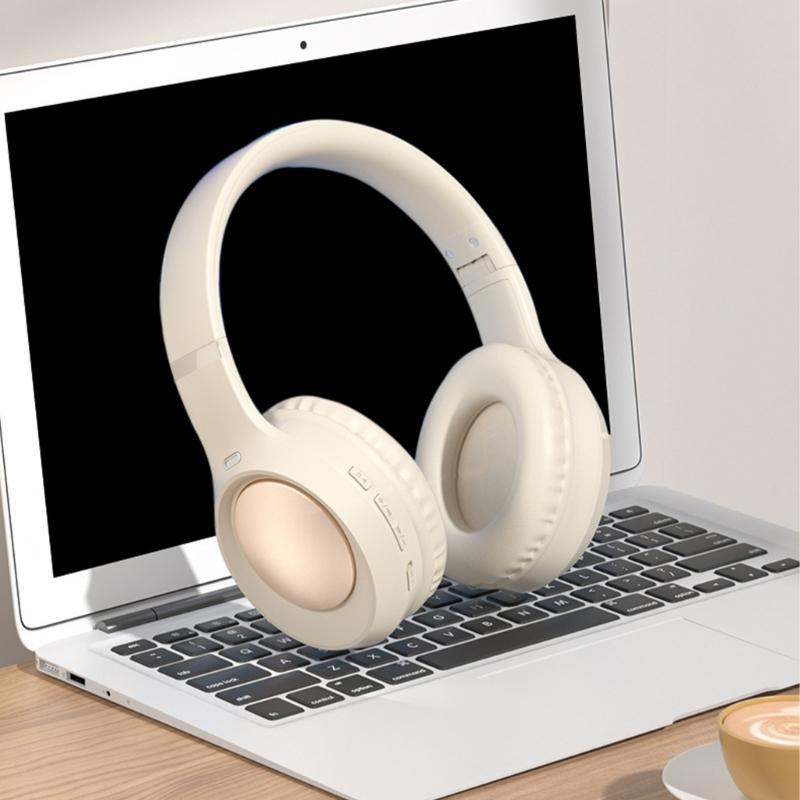 Беспроводные наушники с долгим временем работы, Hi-Fi звук, Удобные полноразмерные наушники для ПК и мобильного телефона, для домашнего офиса