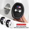 4Pcs Car Door Stopper Cover Door Lock Protective Covers For M E34 E36 E60 E90 E46 E39 E70 F10 F20 F30 X5 X6 X1 M3 M5 M6 E71 F01 F02 F87