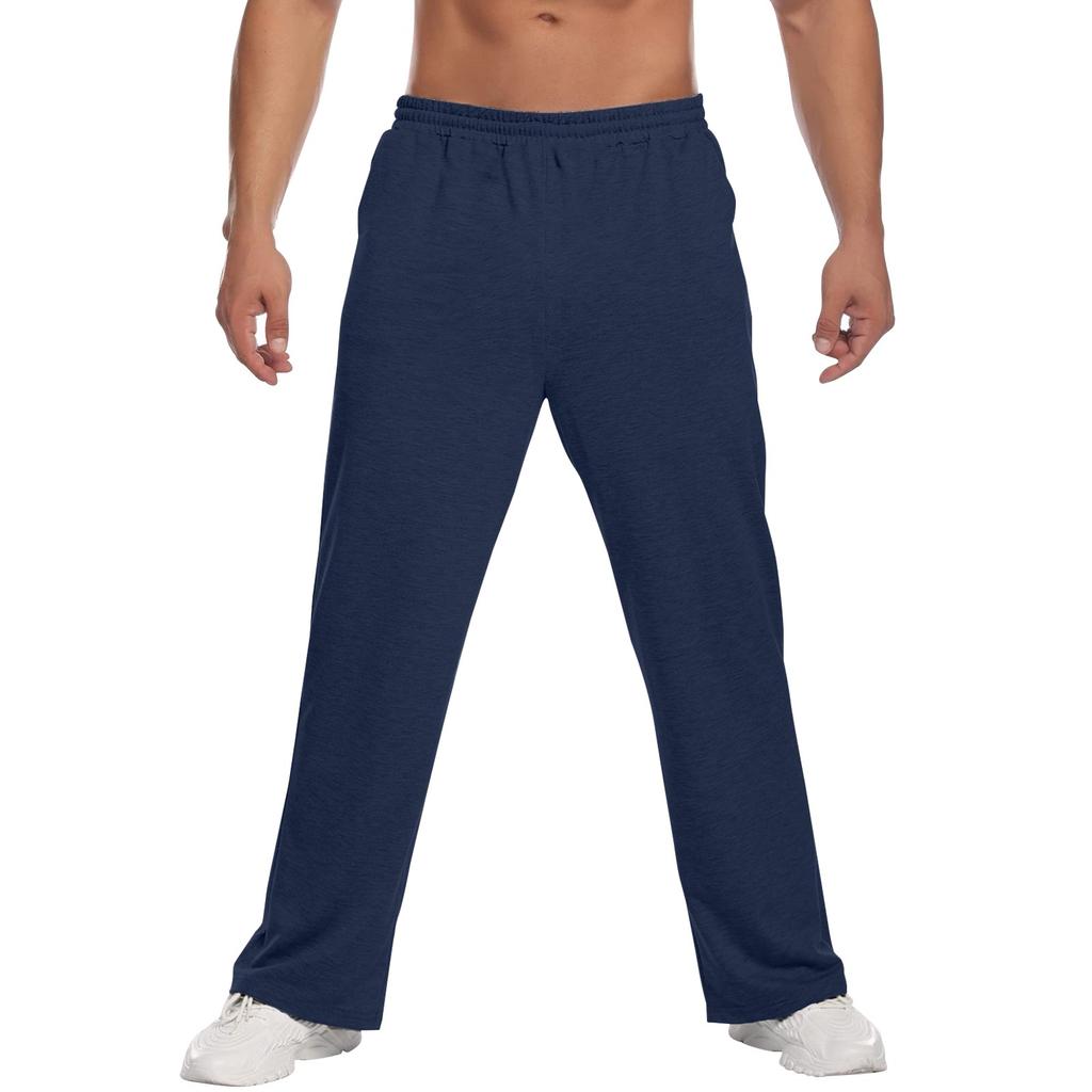Men's Jogging Bottoms Lightweight Tracksuit Bottoms Long Sweatpants Leisure Sports Trousers With Pockets And Drawstring