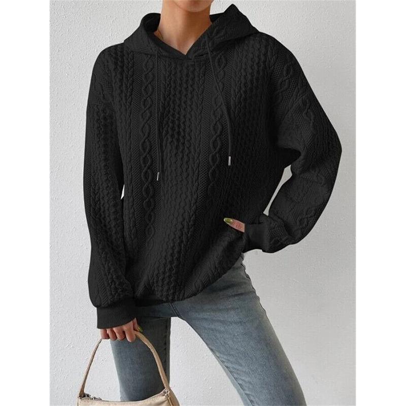 Ladies Long Sleeve Jumper Hoodies Hooded Sweatshirt Pullover Loose Fit Casual