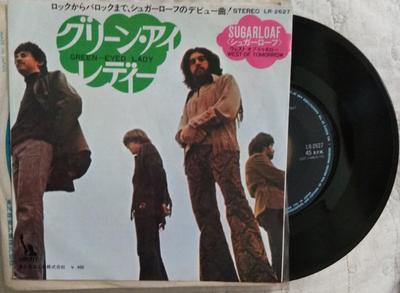 7-дюймовая пластинка SUGARLOAF Green Eyed Lady Long Version We LR2627 LIBERTY 1970 Япония Рок Б/у