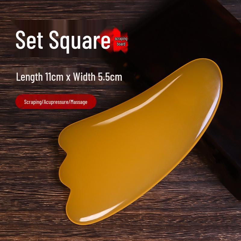 «Скребок для массажа на основе пчелиного воска для шеи, талии и лица»