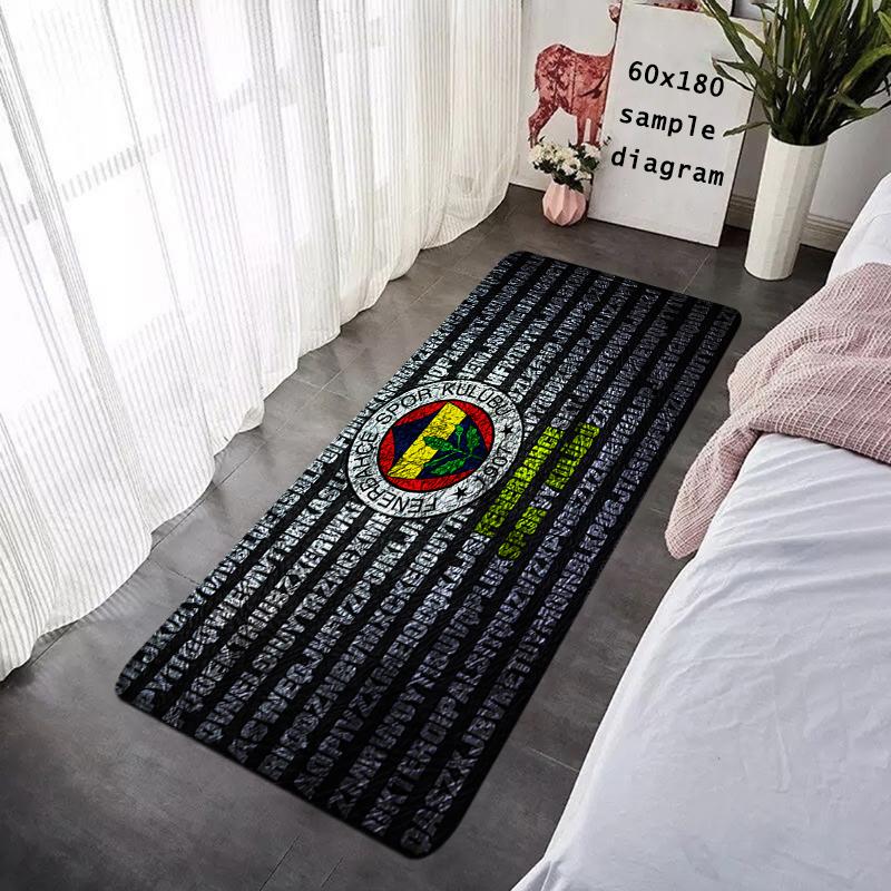 Door Mats Interior Foot Rug Welcome Floor Mat for Entryway Fenerbahce-Football-Fans Soft Hallway Carpet Kitchen Rugs Home Decor