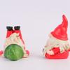 Cute Mini Santa Claus Figurines Handmade Faceless Gnome Figurine  Children Gifts
