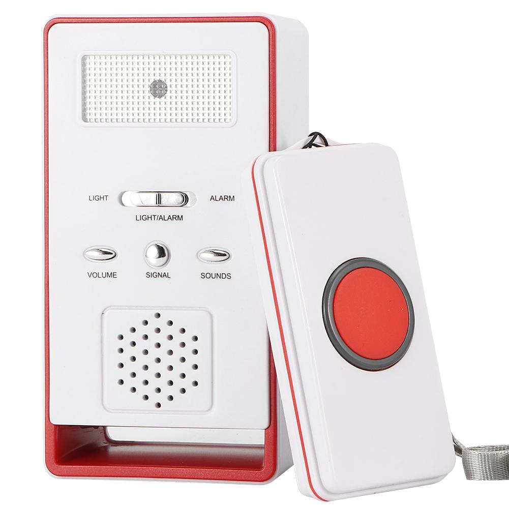 Wireless Remote Nurse Alert System Call Button Transmitter Pager Kit for Elderly Pregnant
