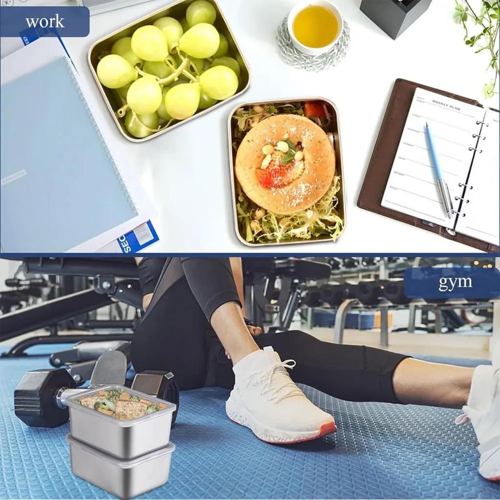 Коробка для хранения свежих продуктов из нержавеющей стали, коммерческая комплектация, оснащенная коробкой для овощей и небольших ингредиентов, запечатанная крышкой, коробка для хранения свежих фруктов