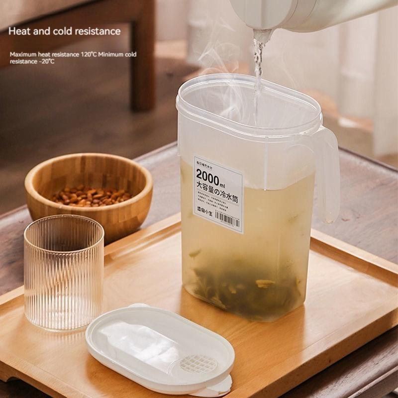Холодильник для холодного чайника 1,8 л/2,5 л, бытовая бутылка для лимонада, посуда для напитков, контейнер для холодной воды для кухни, ведро для прохладной воды