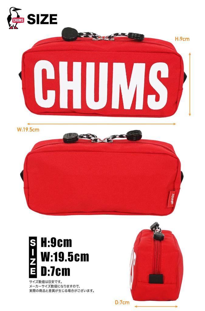 CHUMS Переработанный Chums Pouch Pen Case Косметика (Чумы) CH60-3586 (Небо А056)