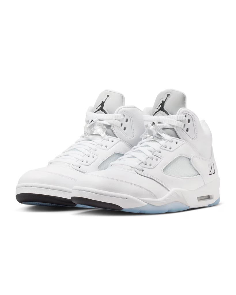HQ7978-103 Nike Air Jordan 5 Retro "Белый/Металлический Серебристый"