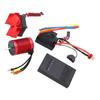 F540 3300KV Motor Brushless Combo 60A ESC Program Card Motor Heat Sink for 110 RC Car