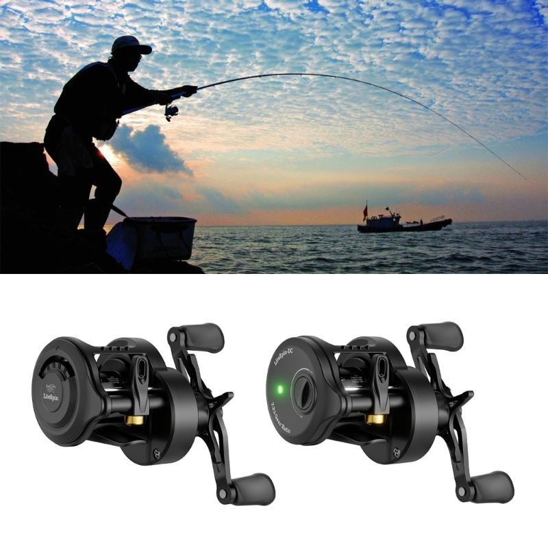 Colorful Baitcasting Fishing Reel Portable Rotate Fishing Reel With Electronic Charging For Smooth Casting