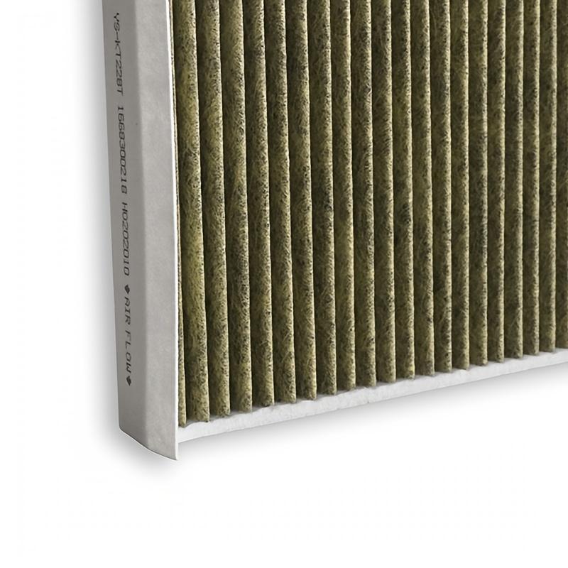 Желтый нетканый фильтр переменного тока с активированным углем для Mercedes-Benz C, M, GL класса, внешний OE 1668300218/018