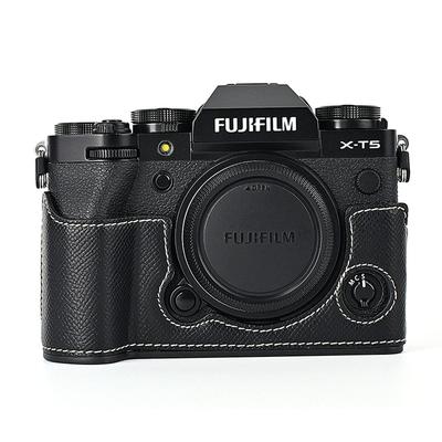 Получехол для камеры XT5 из ПУ-кожи с принтом пальм для Fujifilm XT5 Fuji X-T5, крышка с нижним отверстием со шнурком