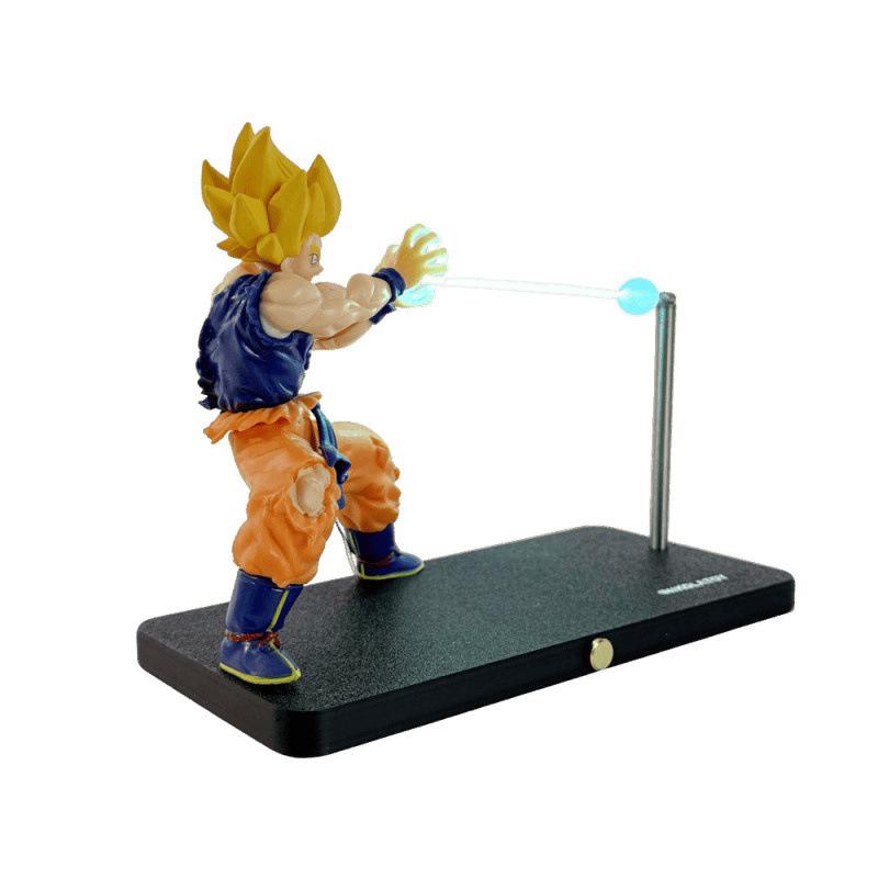 Nikolatoy Dragon Ball Goku Anime Figure Night Light Goku Kamehameha Wave Magnetic Light Toy