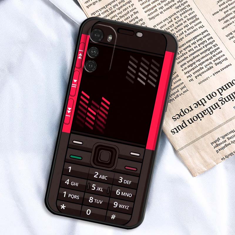 Роскошный винтажный узор телефона Для Motorola G85 Edge 50 G24 G35 G14 G04 40 G72 G34 G G54 G13 G32 5G Черный чехол для телефона