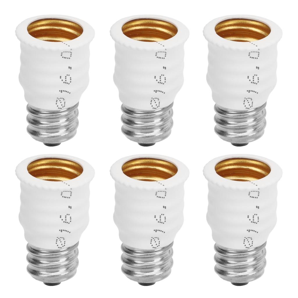 6 шт. адаптер E12 - E14, конвертер E14 - E12, адаптер для лампочек для гаражей, спален, гостиных