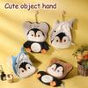 3 Layer Penguin Hand Towel Thickened Washcloth Cute Toilet Handkerchief  Household