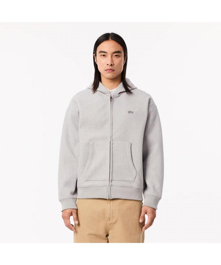 Мужская фланелевая толстовка на молнии Lacoste Sh4106-54N Cca